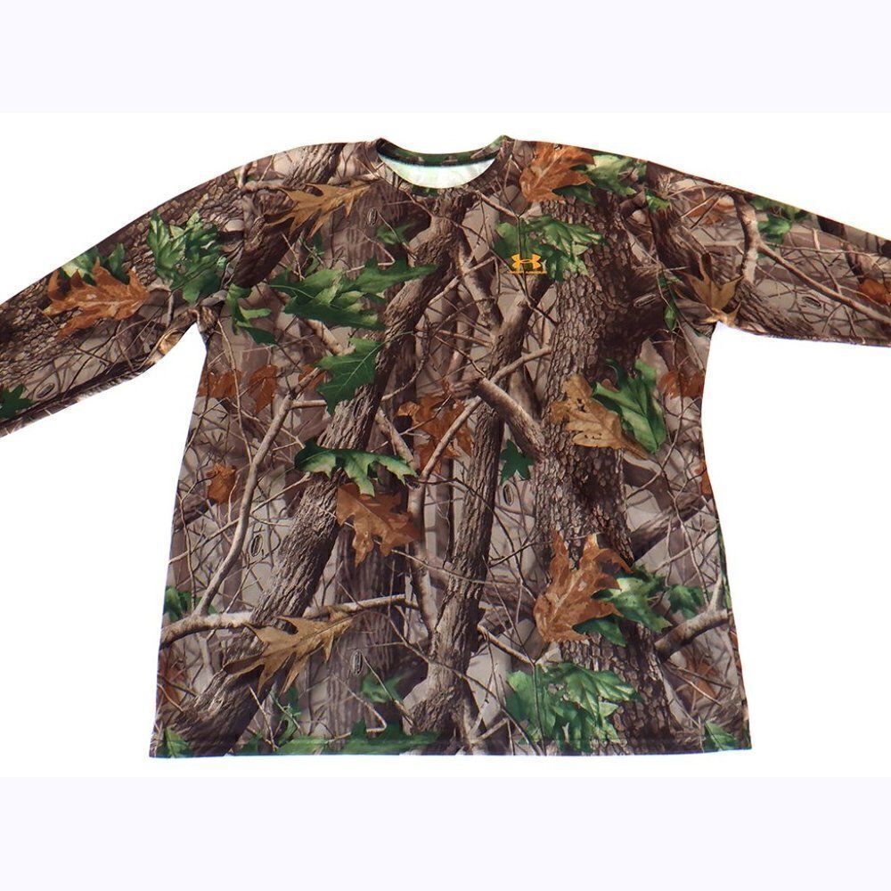 Under Armour forest camouflage L/S top